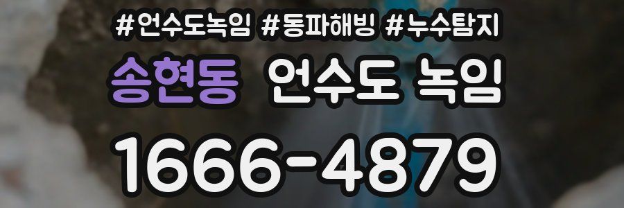 송현동 언수도 녹임