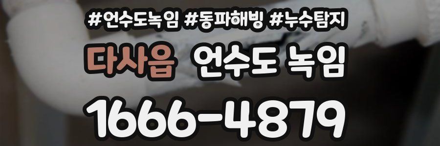 다사읍 언수도 녹임