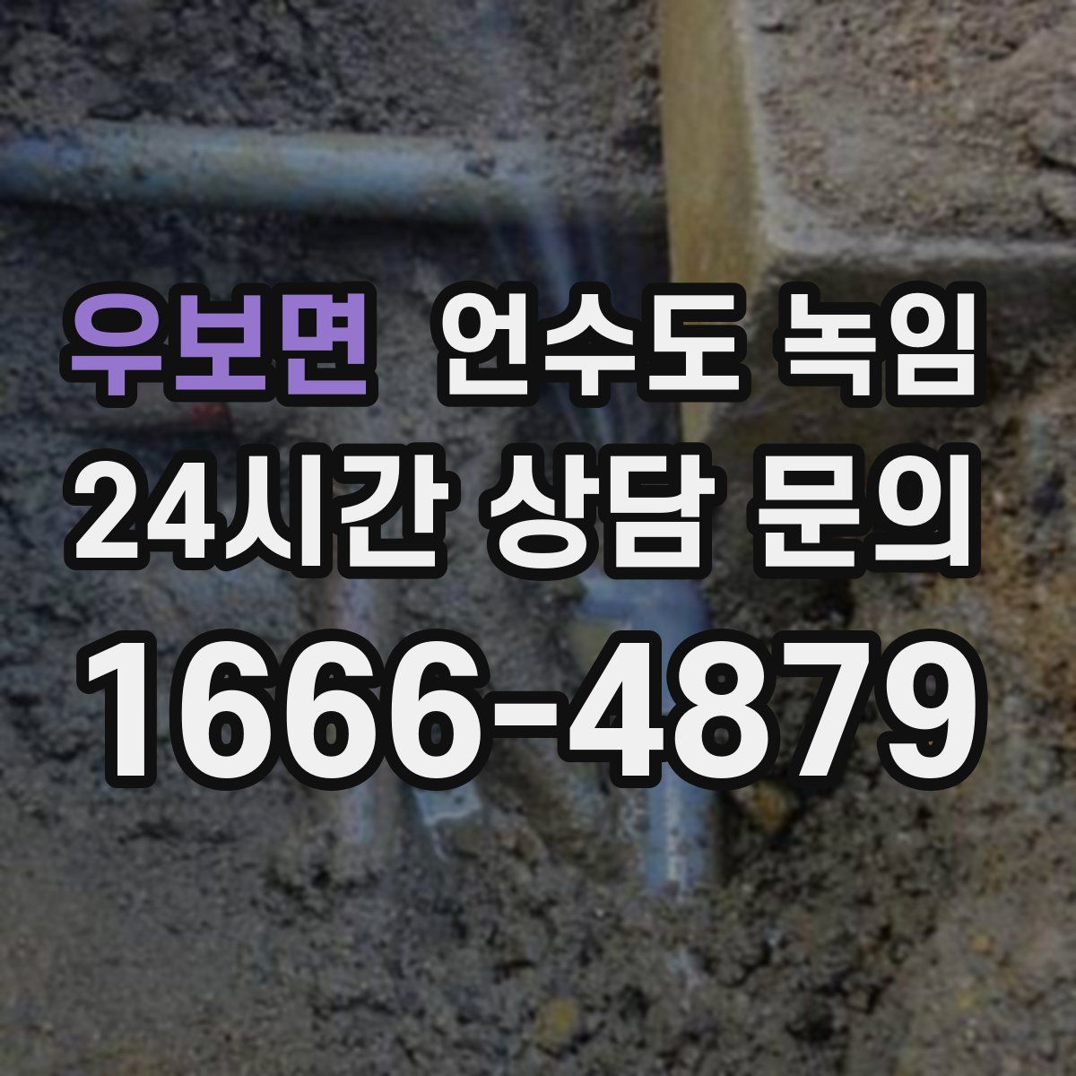 우보면 언수도 녹임