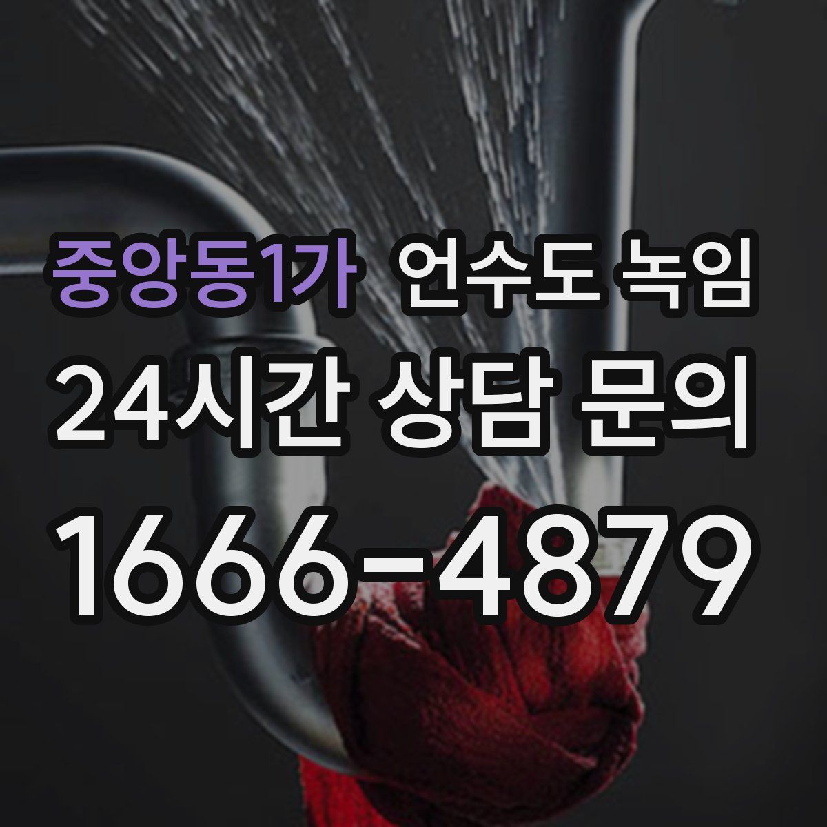 중앙동1가 언수도 녹임