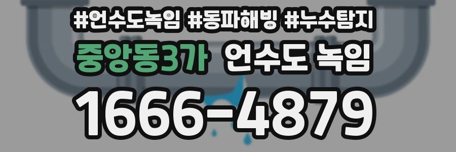 중앙동3가 언수도 녹임