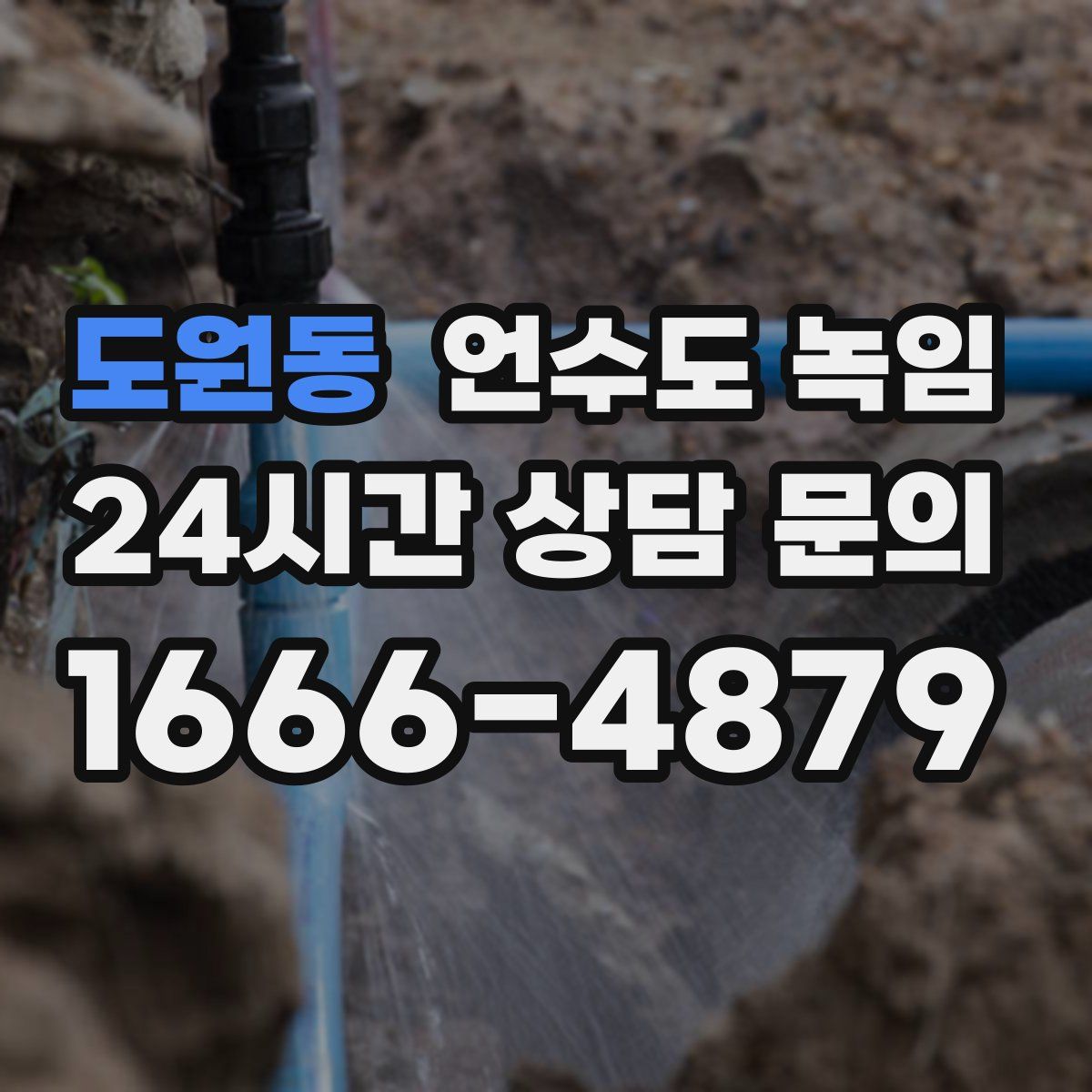 도원동 언수도 녹임