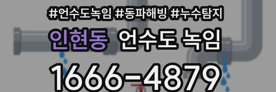 인현동 언수도 녹임