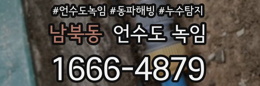 남북동 언수도 녹임