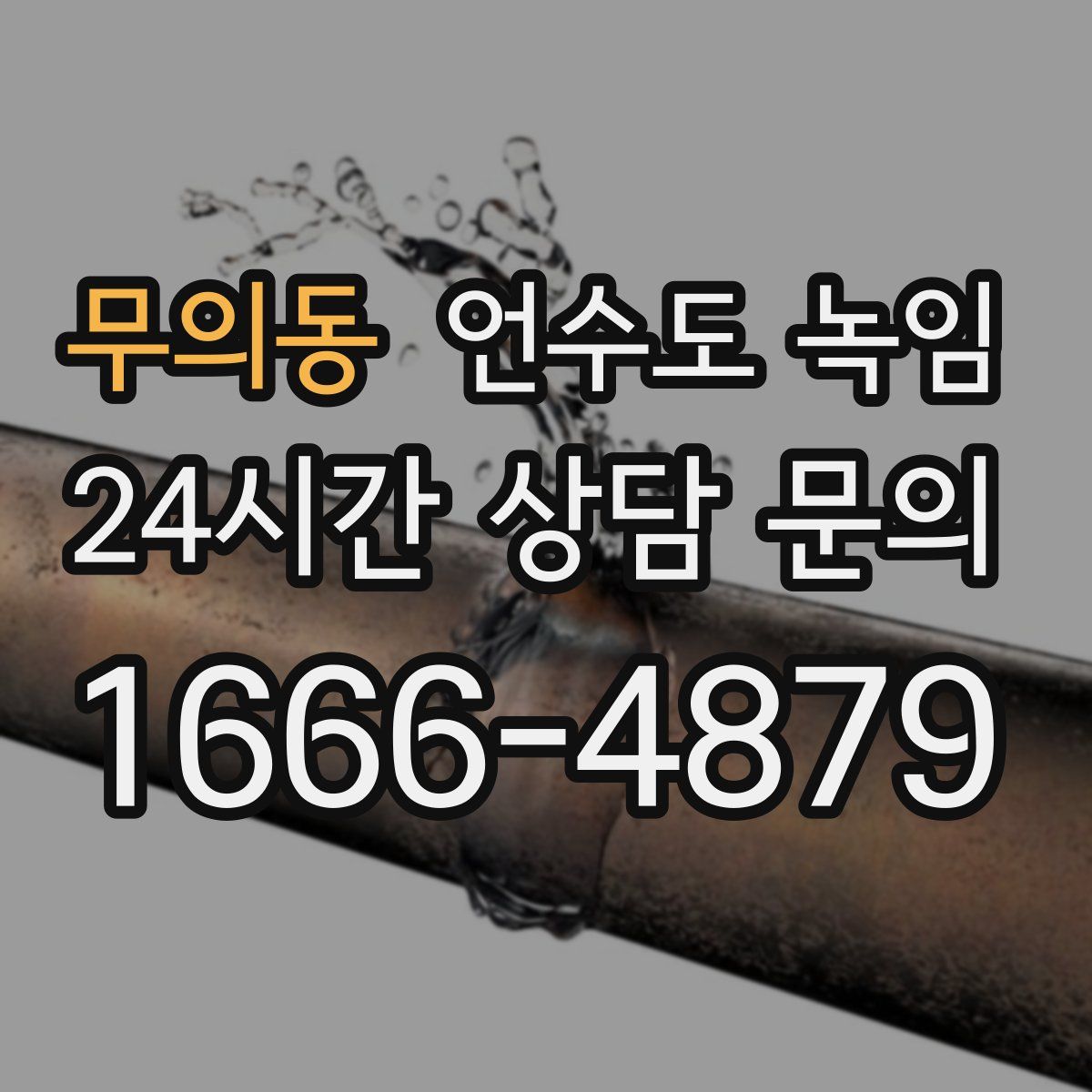 무의동 언수도 녹임