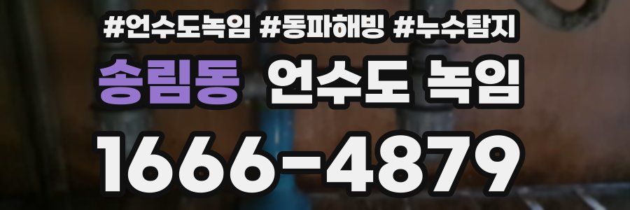 송림동 언수도 녹임