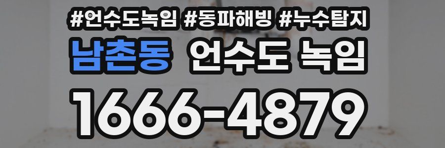 남촌동 언수도 녹임