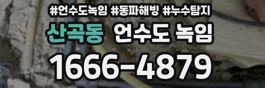 산곡동 언수도 녹임