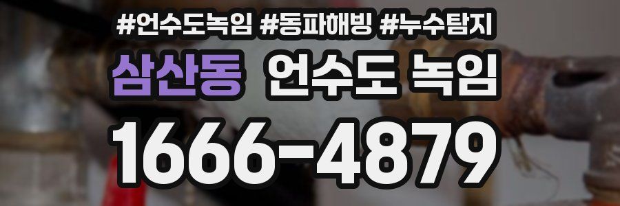 삼산동 언수도 녹임