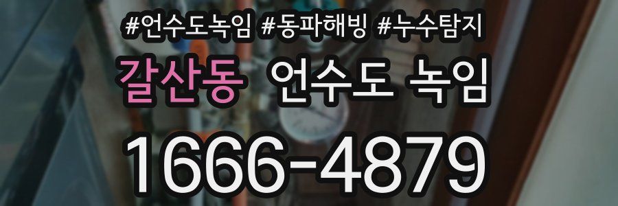 갈산동 언수도 녹임