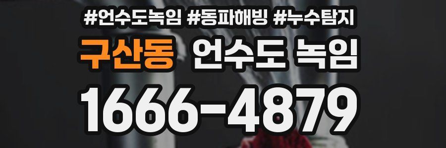 구산동 언수도 녹임