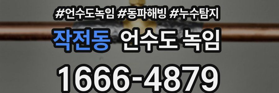 작전동 언수도 녹임