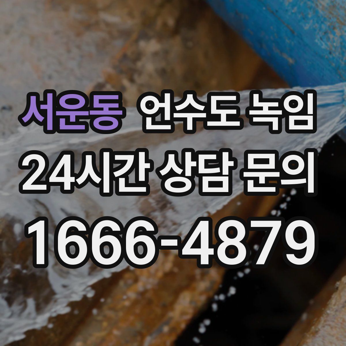 서운동 언수도 녹임