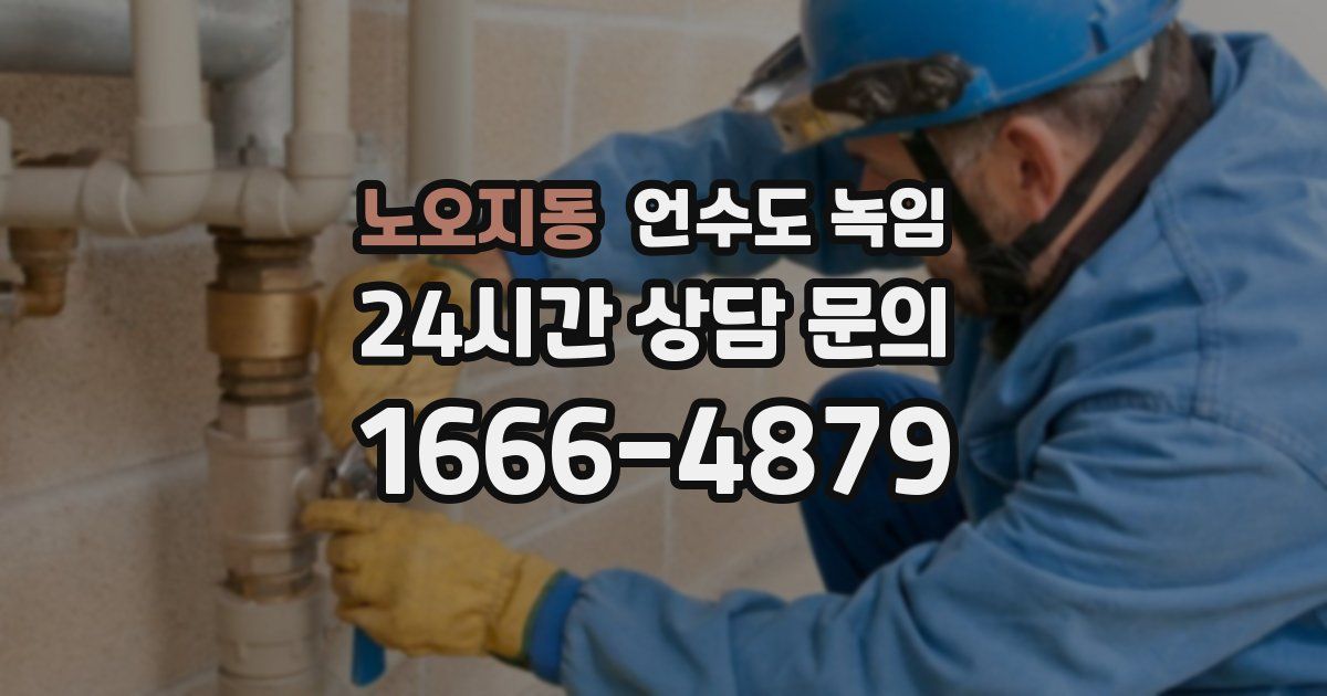 노오지동 언수도 녹임