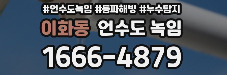 이화동 언수도 녹임