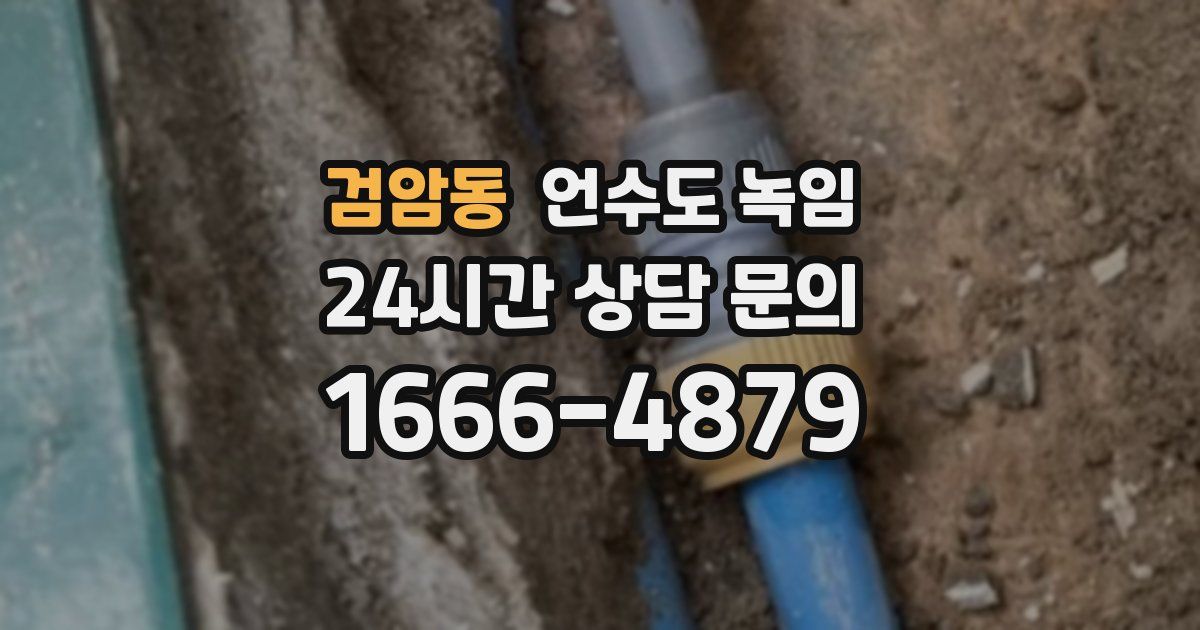 검암동 언수도 녹임