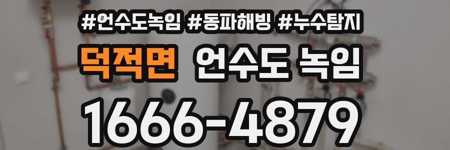 덕적면 언수도 녹임