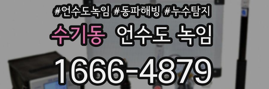 수기동 언수도 녹임