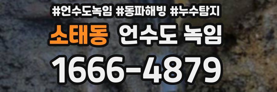 소태동 언수도 녹임