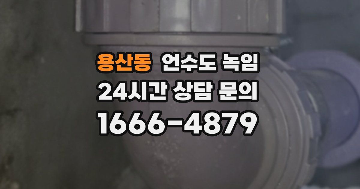 용산동 언수도 녹임