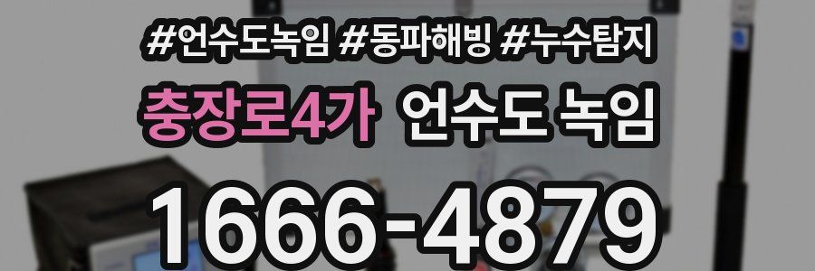 충장로4가 언수도 녹임