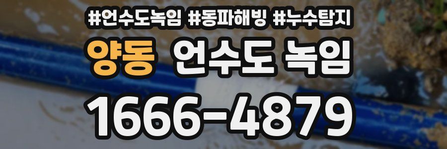 양동 언수도 녹임