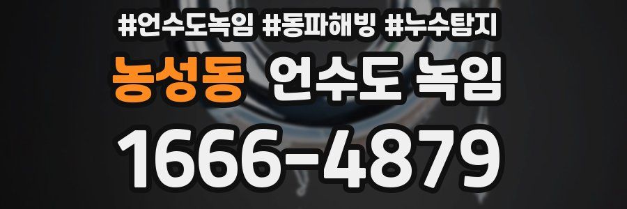 농성동 언수도 녹임