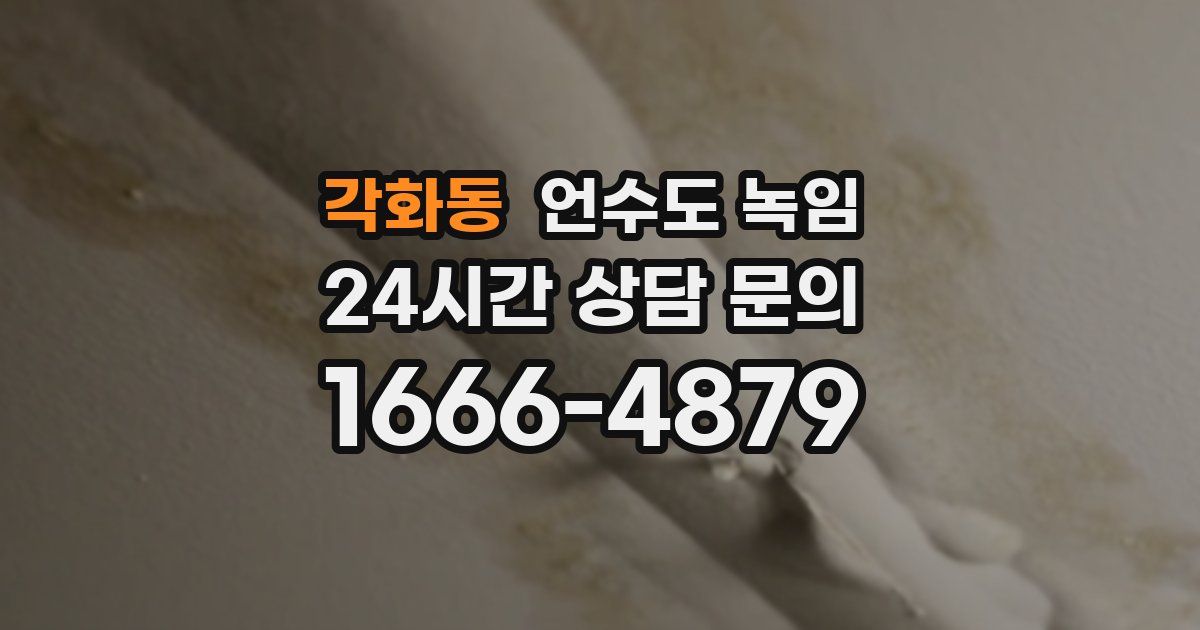 각화동 언수도 녹임