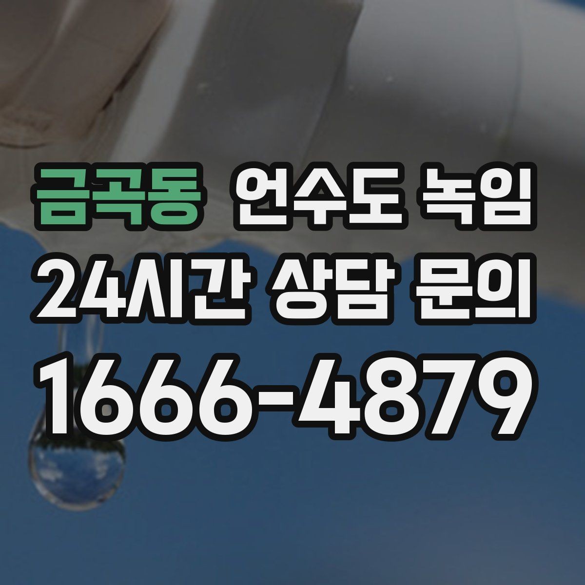 금곡동 언수도 녹임 겨울철 수도 동파 전조 증상 정리