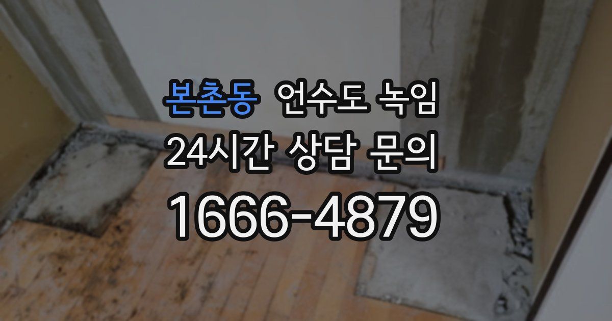 본촌동 언수도 녹임