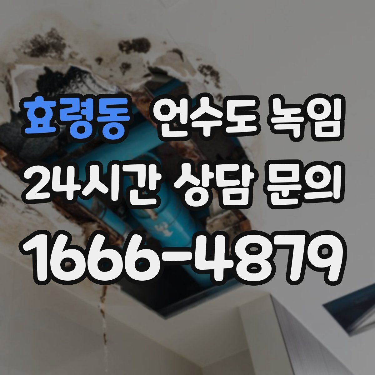 효령동 언수도 녹임 계량기함 틈새 막는 간단한 방법