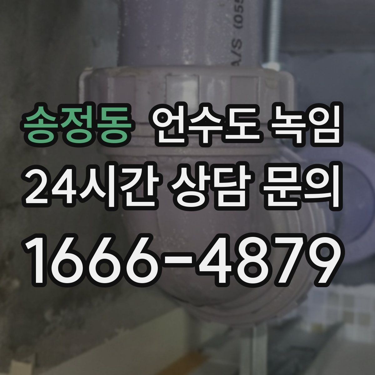 송정동 언수도 녹임