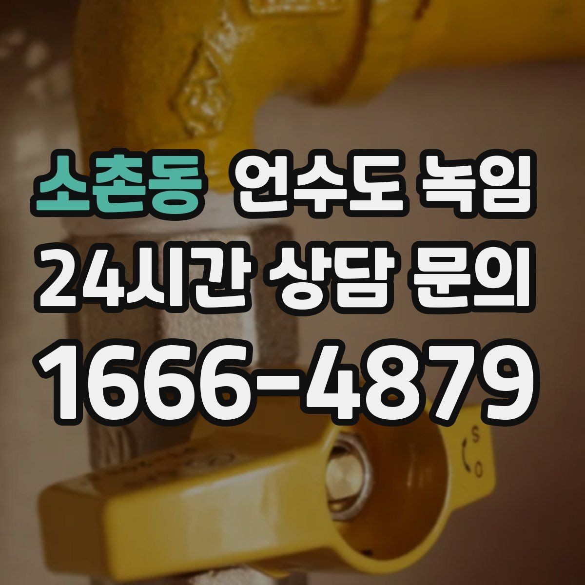 소촌동 언수도 녹임 새벽에 수도가 멈추면 당황하지 않는 체크 순서