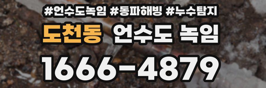 도천동 언수도 녹임