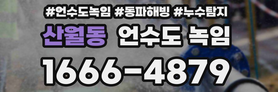 산월동 언수도 녹임