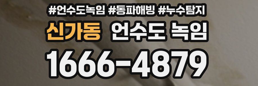 신가동 언수도 녹임