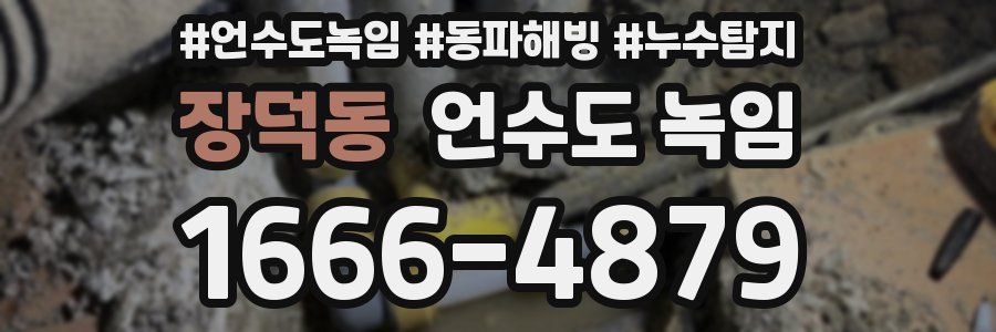 장덕동 언수도 녹임