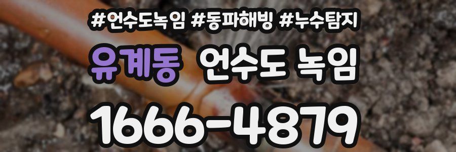 유계동 언수도 녹임