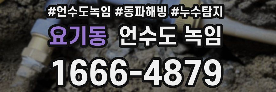 요기동 언수도 녹임