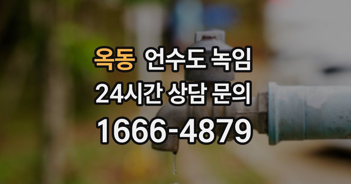 옥동 언수도 녹임