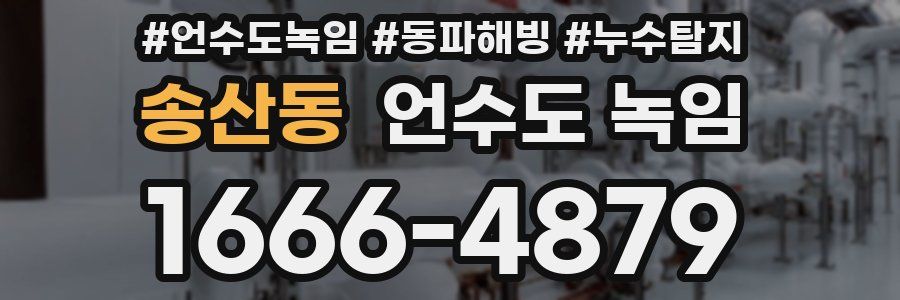 송산동 언수도 녹임