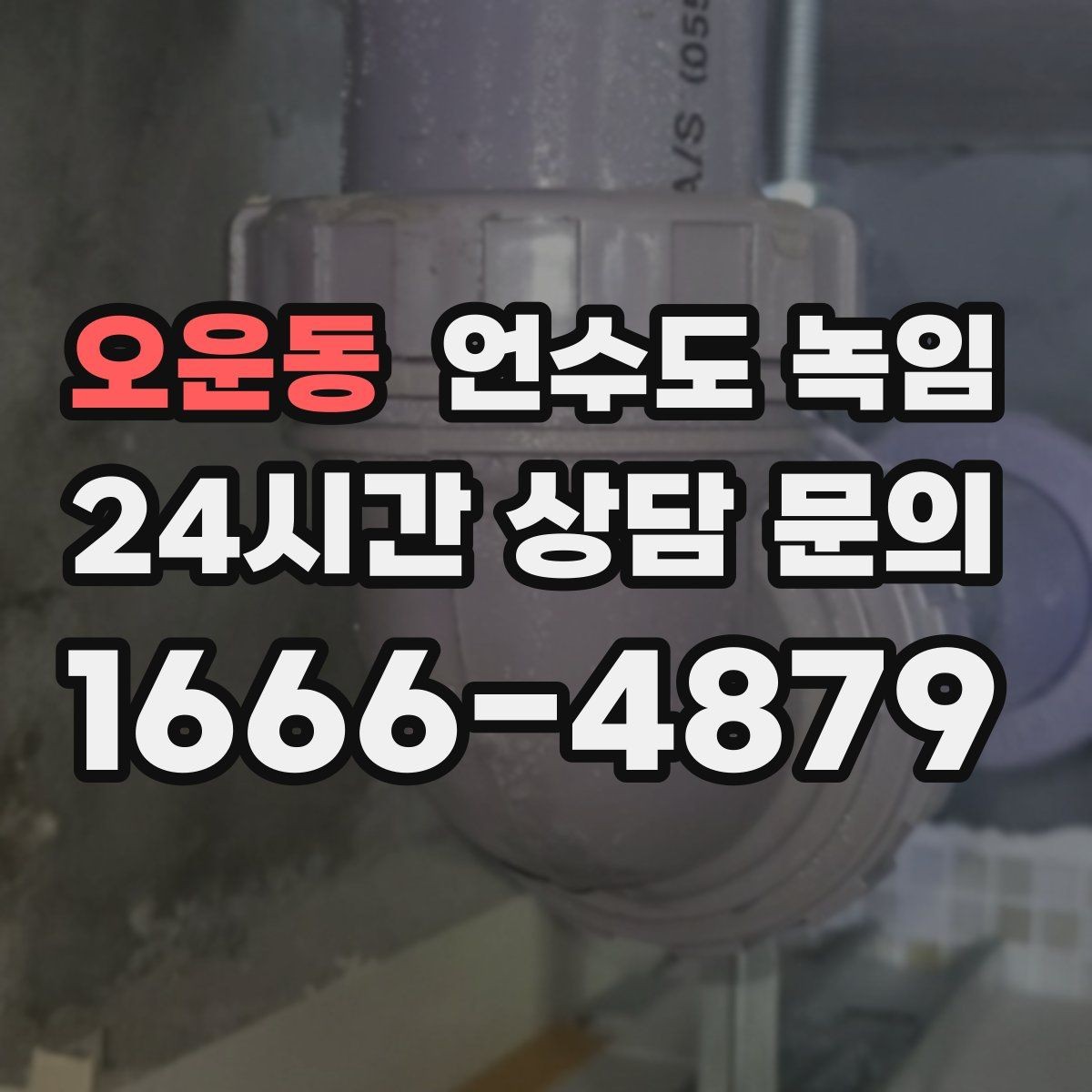 오운동 언수도 녹임 장기간 외출 전 꼭 해야 할 수도 예방법