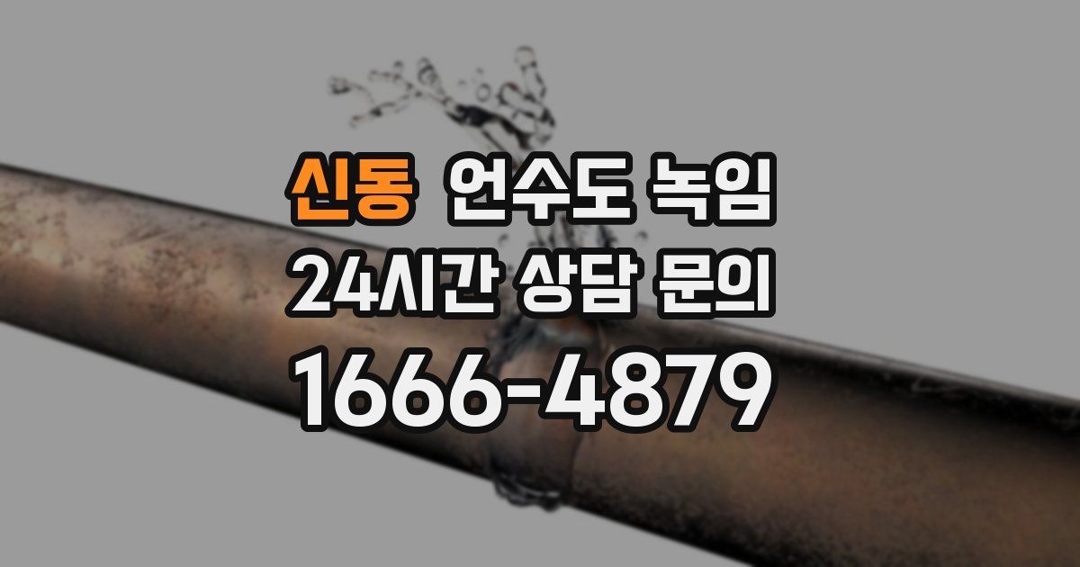 신동 언수도 녹임