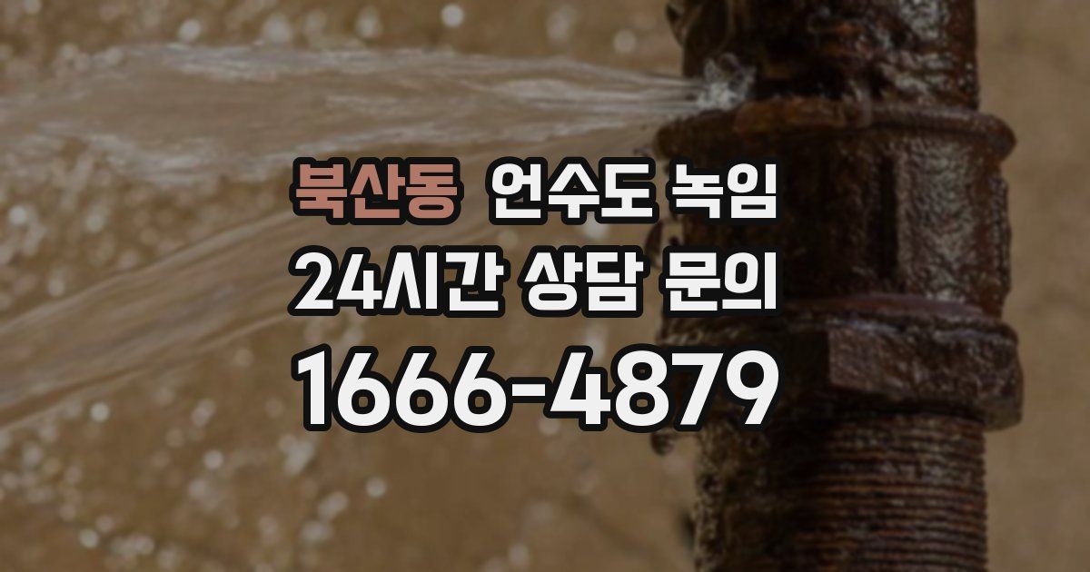 북산동 언수도 녹임