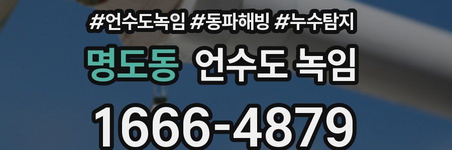 명도동 언수도 녹임