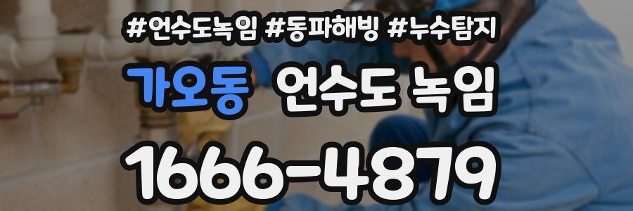 가오동 언수도 녹임