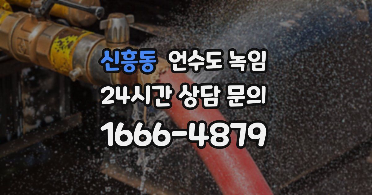 신흥동 언수도 녹임