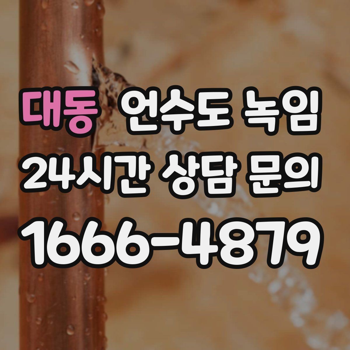 대동 언수도 녹임 드라이기로 녹일 때 거리 시간 기준