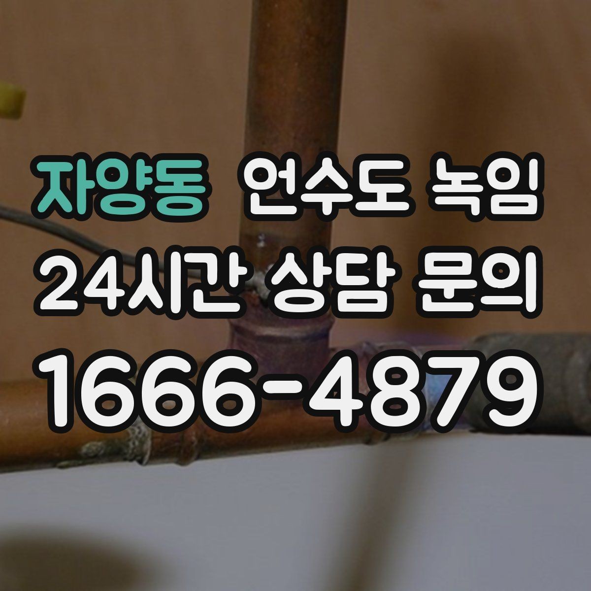 자양동 언수도 녹임 결빙 위치 작업 난이도에 따른 비용 차이