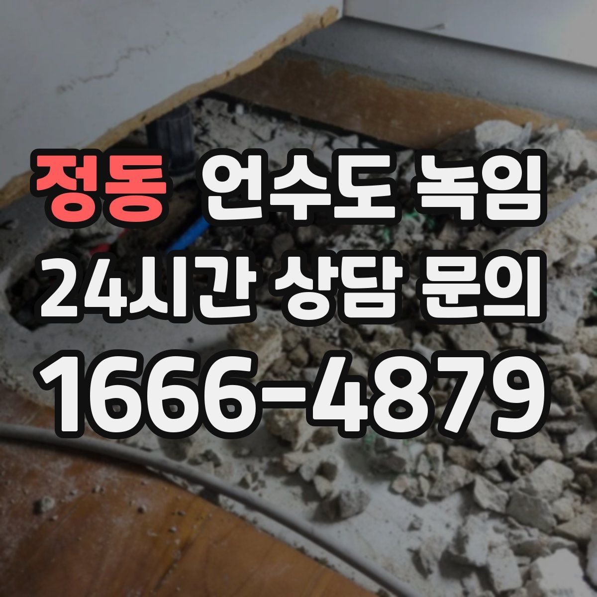 정동 언수도 녹임